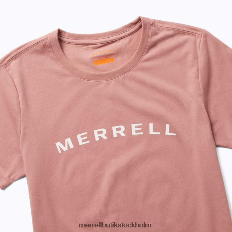 kvinnor Merrell askros ordmärke kortärmad t-shirt kläder DP80HP1301