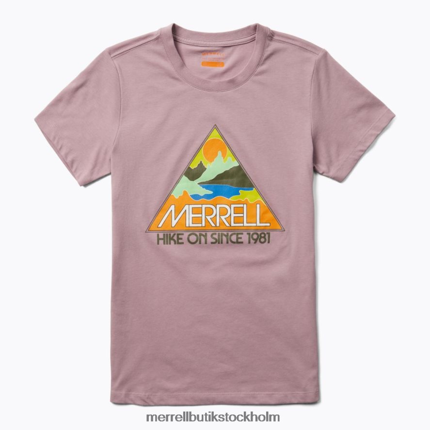 kvinnor Merrell fläder triangel t-shirt kläder DP80HP1005
