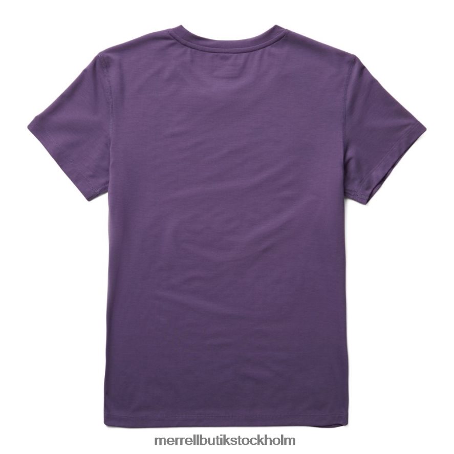 kvinnor Merrell lila regeringstid vardagströja med tencel kläder DP80HP1004
