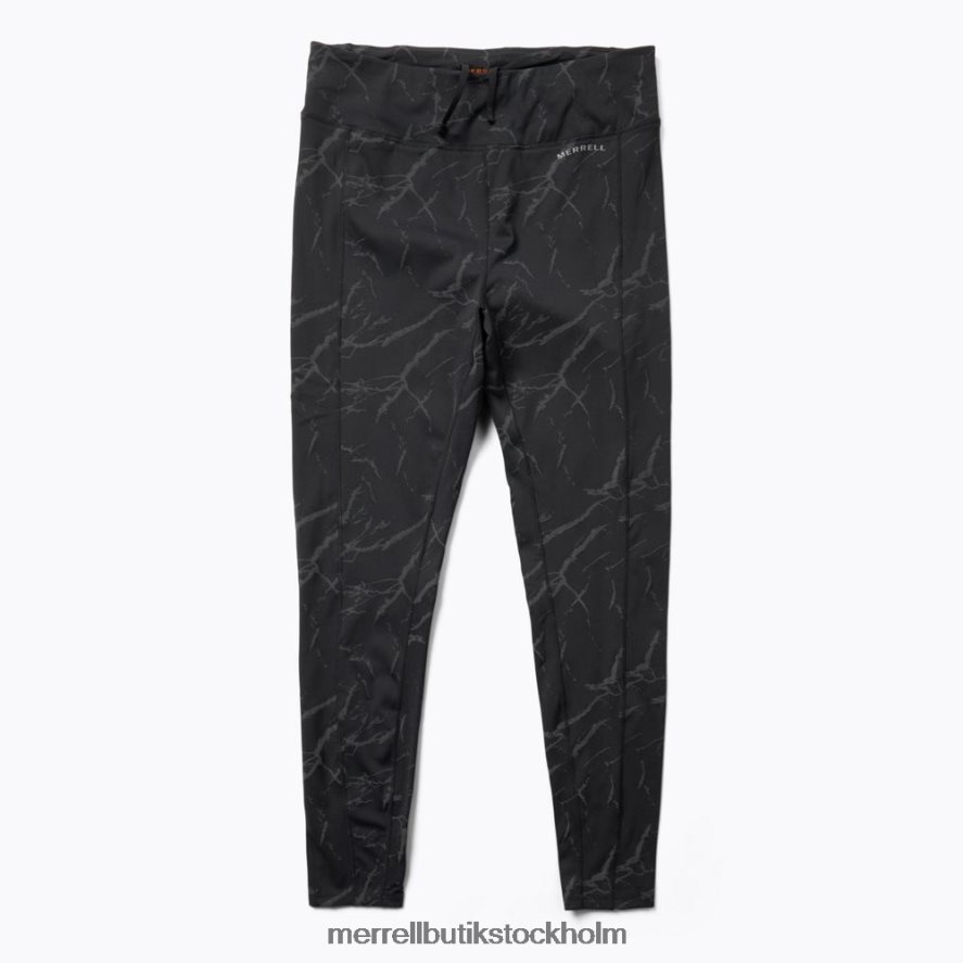 kvinnor Merrell blixtreflekterande tryck trail running legging kläder DP80HP1193
