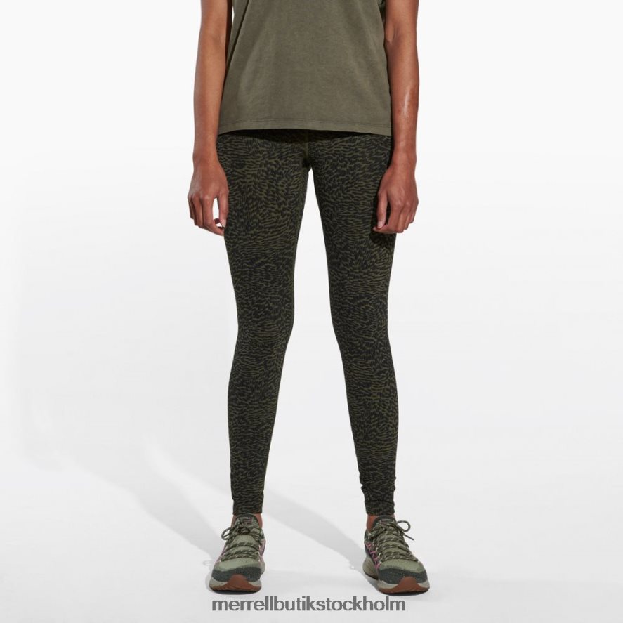 kvinnor Merrell dammigt oliv mini camo-tryck någonsin rör sig hårt kläder DP80HP1022