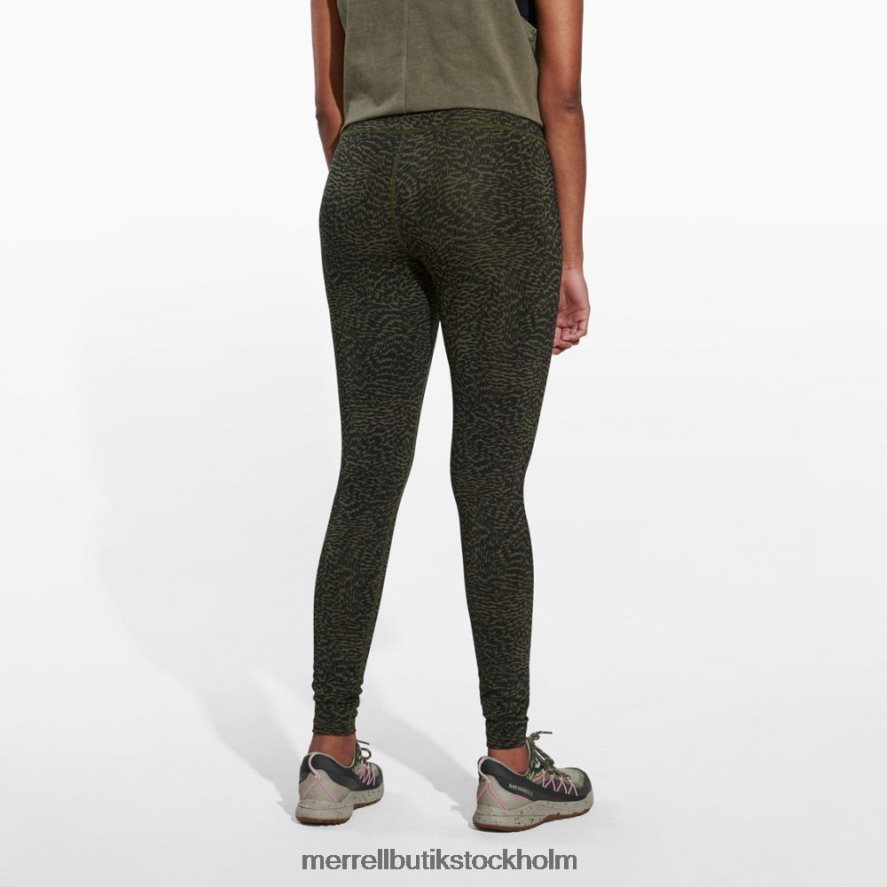 kvinnor Merrell dammigt oliv mini camo-tryck någonsin rör sig hårt kläder DP80HP1022