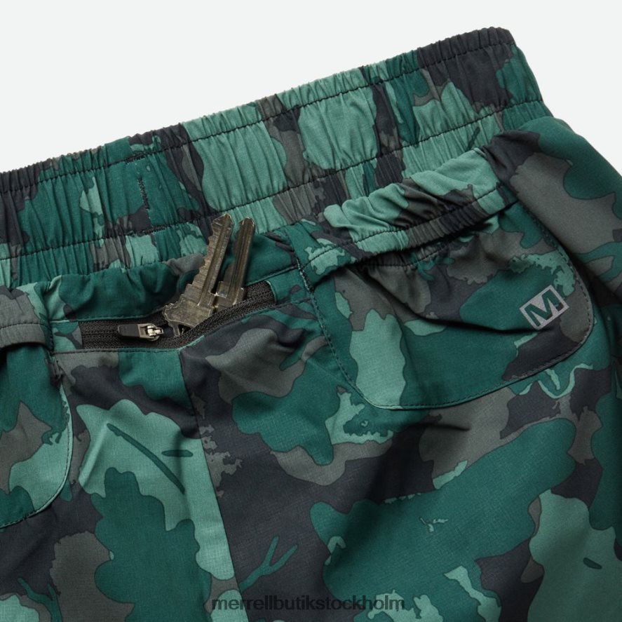 kvinnor Merrell sjömossa blad tryck kortare spår kläder DP80HP1119