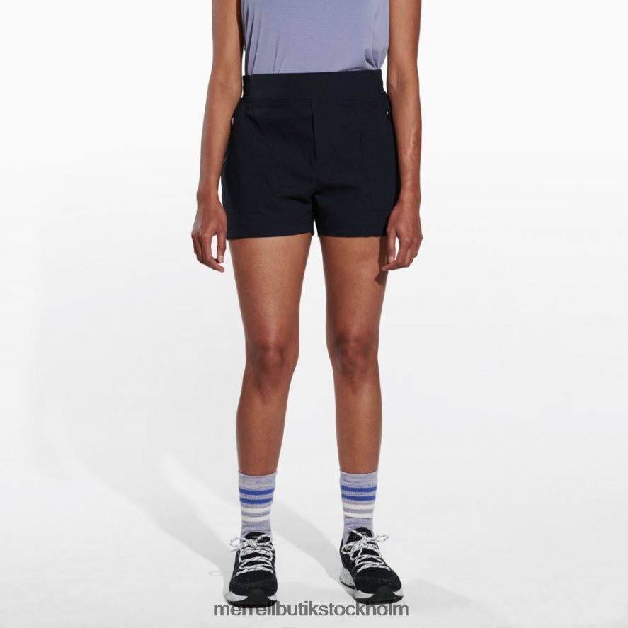 kvinnor Merrell svart hö kort kläder DP80HP1314