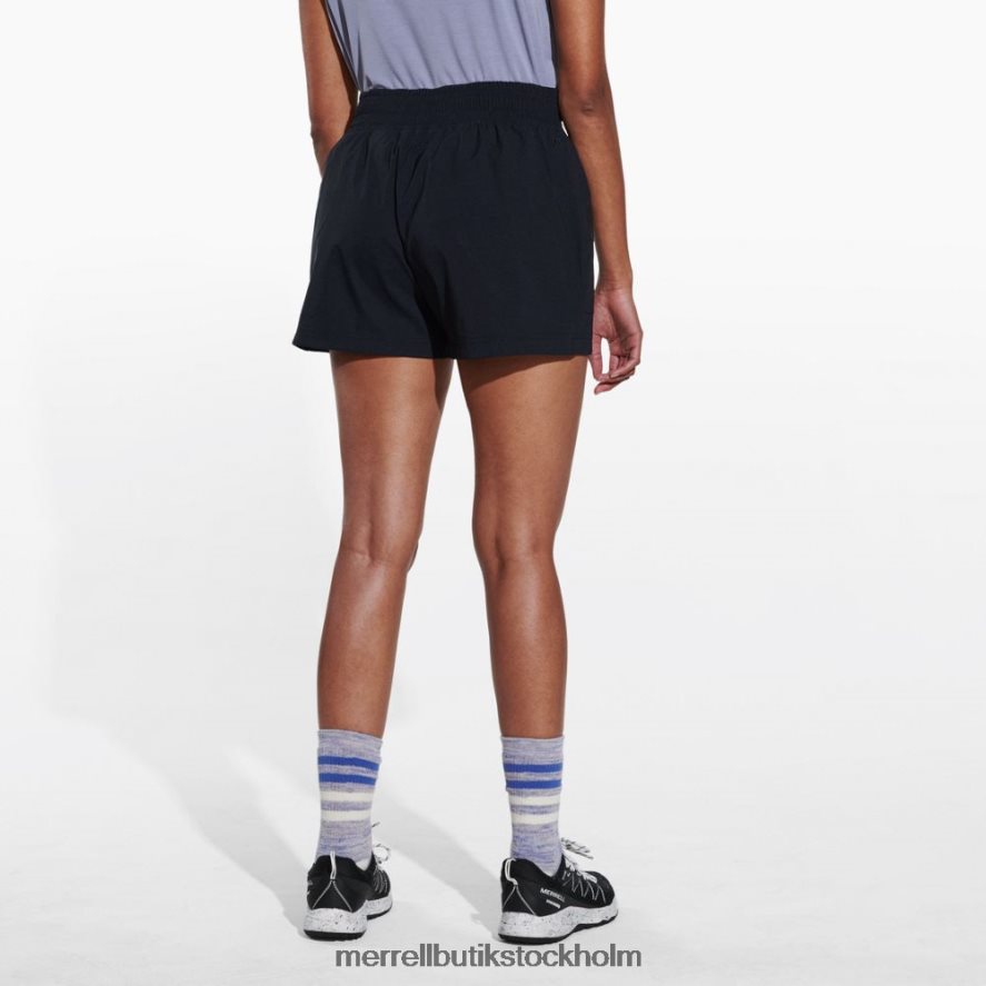 kvinnor Merrell svart hö kort kläder DP80HP1314