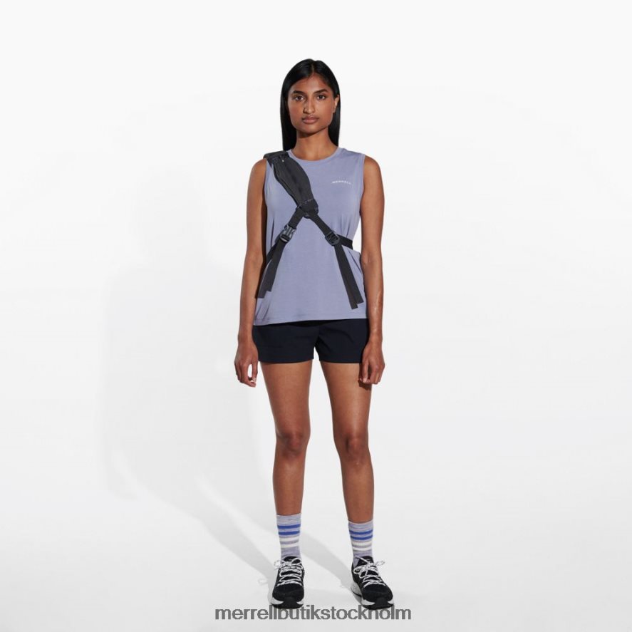 kvinnor Merrell svart hö kort kläder DP80HP1314