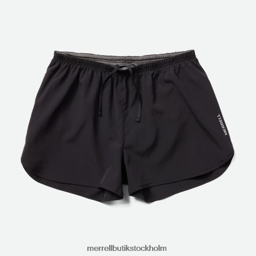 kvinnor Merrell svart terrängen är kort kläder DP80HP1018