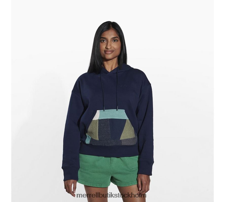 kvinnor Merrell Marin skrottröja med luvtröja kläder DP80HP1240