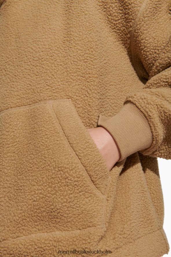 kvinnor Merrell kelp sherpa hoody kläder DP80HP1014