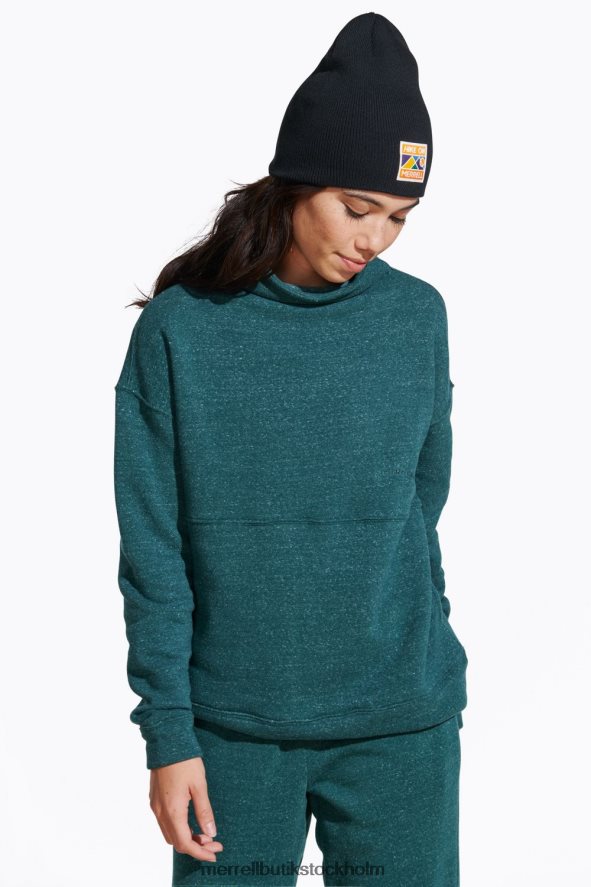 kvinnor Merrell sjömossa ljung dianthus sweatshirt kläder DP80HP1321