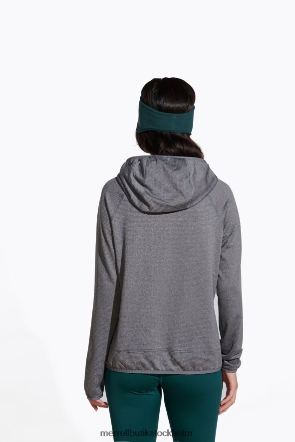 kvinnor Merrell stenljung Geotex tröja med luvtröja kläder DP80HP1199