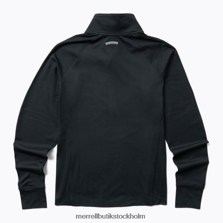 kvinnor Merrell svart trail running mellanlager kläder DP80HP1334