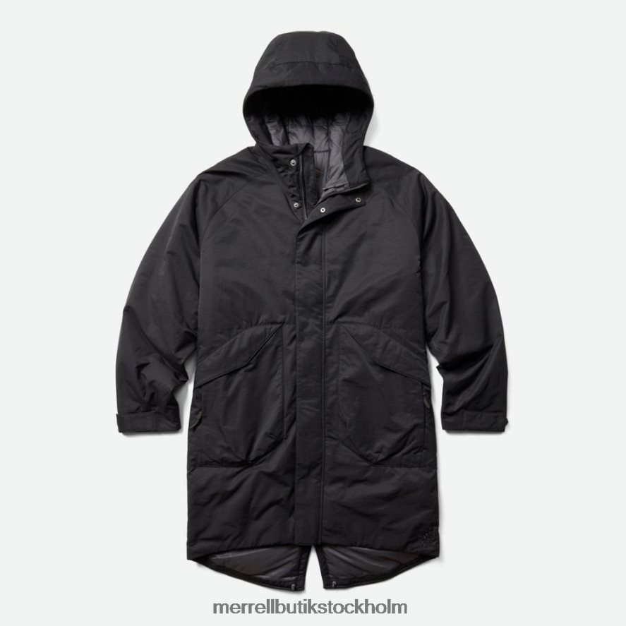 kvinnor Merrell svart kaidou medelviktig isolerad parkas kläder DP80HP536