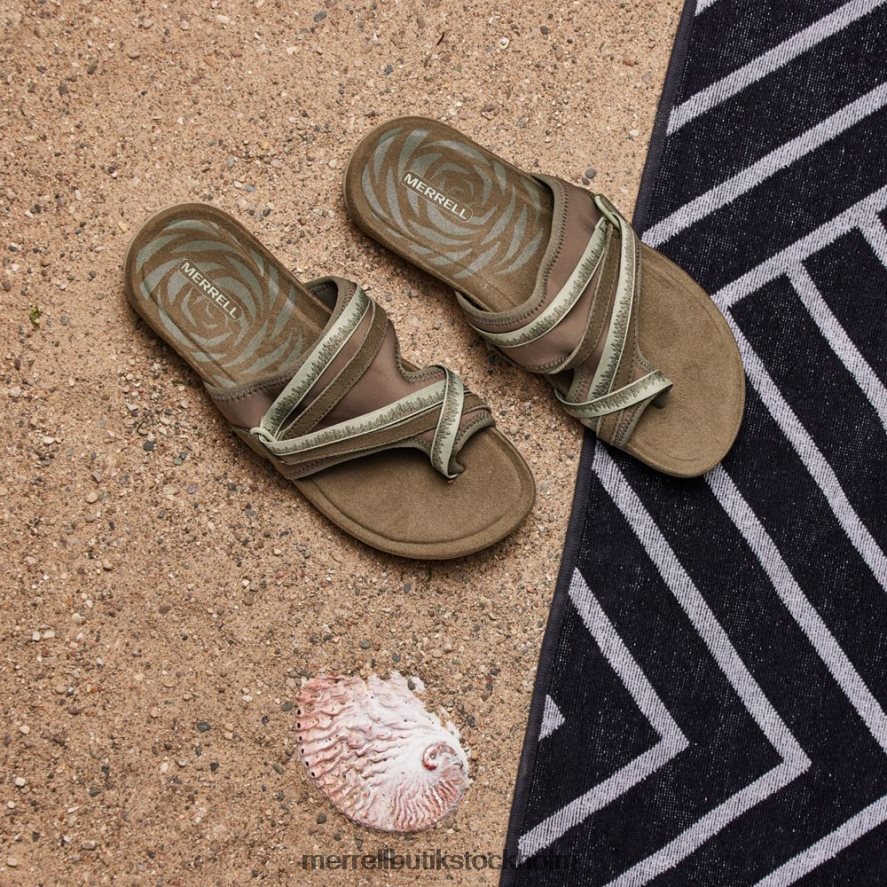 kvinnor Merrell oliv terran 3 kuddsstolpe skor DP80HP947