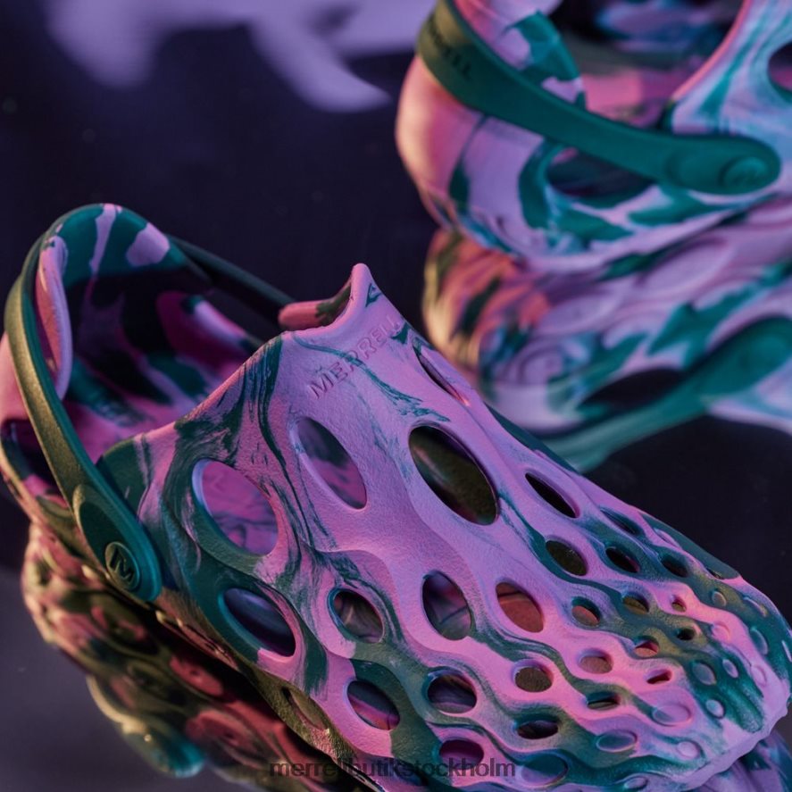 kvinnor Merrell sjömossa/rouge hydro moc skor DP80HP867