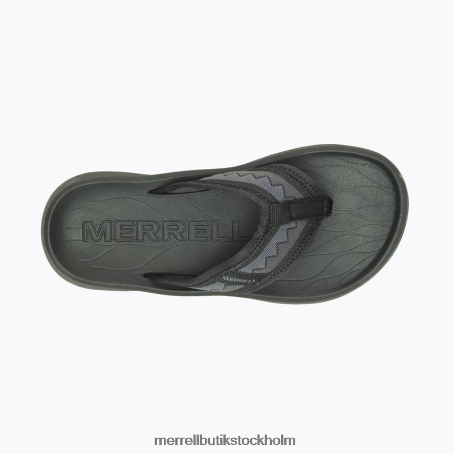 kvinnor Merrell svart hut ultra flip skor DP80HP934