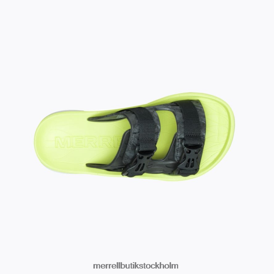 kvinnor Merrell svart/selleri hut ultra wrap skor DP80HP939