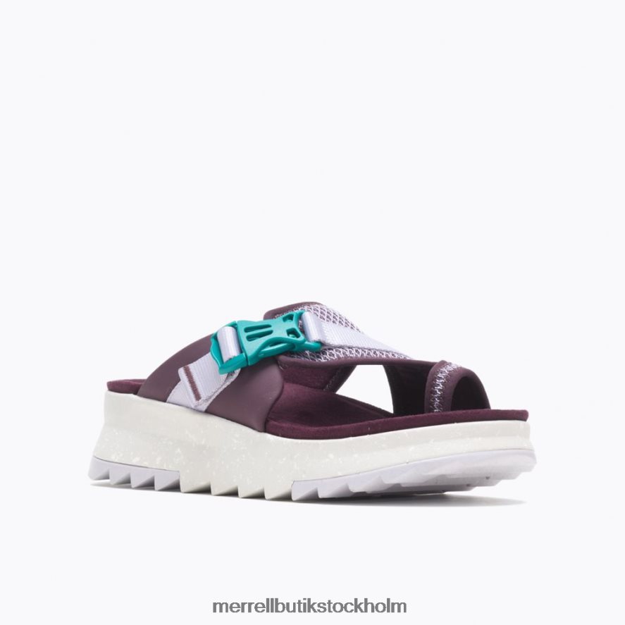 kvinnor Merrell vinröd alpin kuddfolie skor DP80HP1163