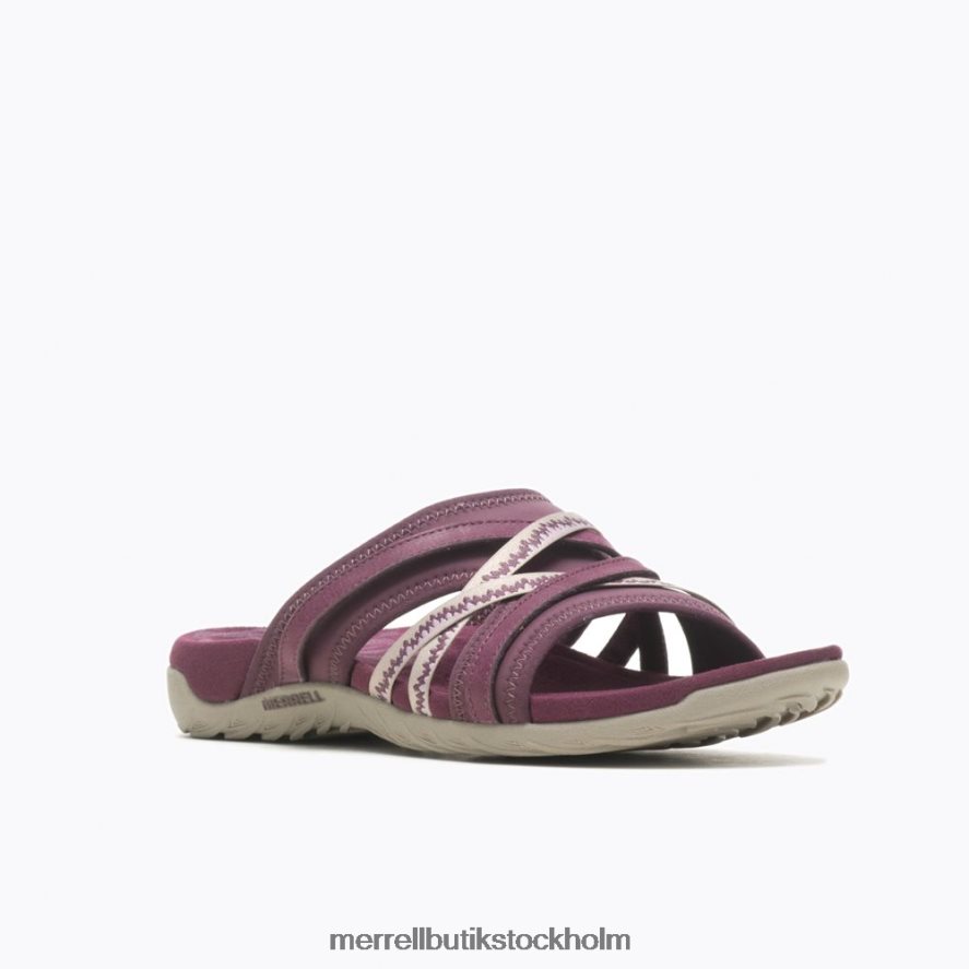 kvinnor Merrell vinröd terran 3 kuddsrutschkana skor DP80HP951
