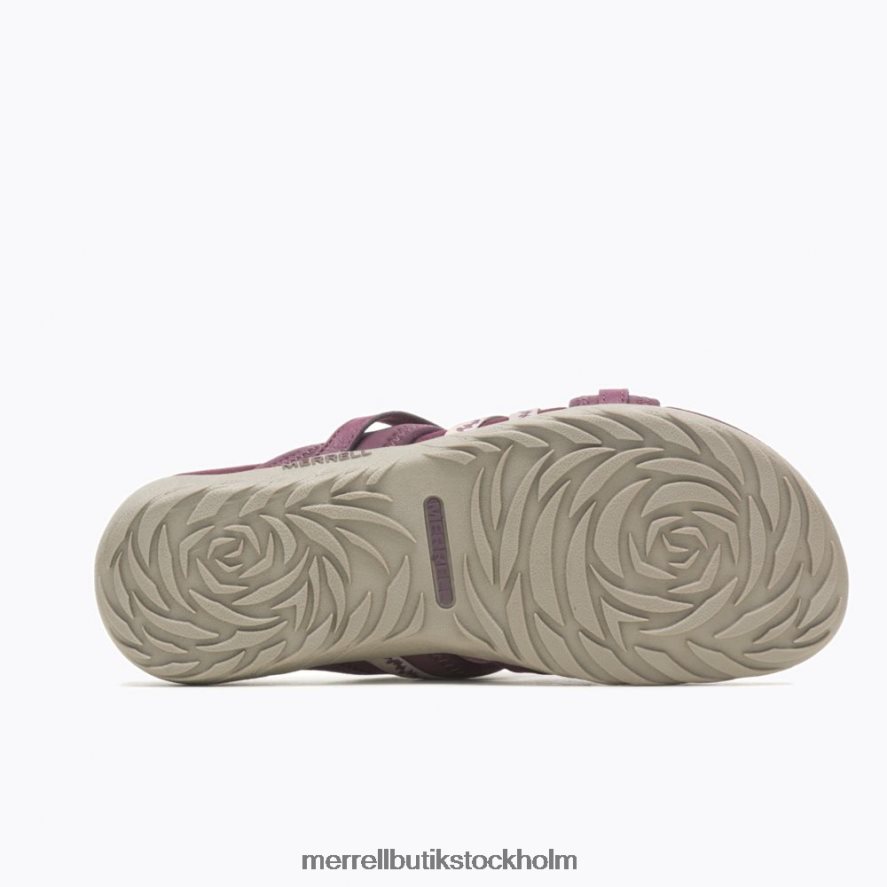 kvinnor Merrell vinröd terran 3 kuddsrutschkana skor DP80HP951