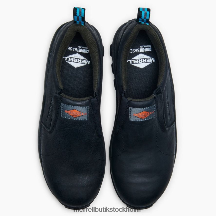 kvinnor Merrell svart jungle moc läder comp toe arbetssko skor DP80HP1062