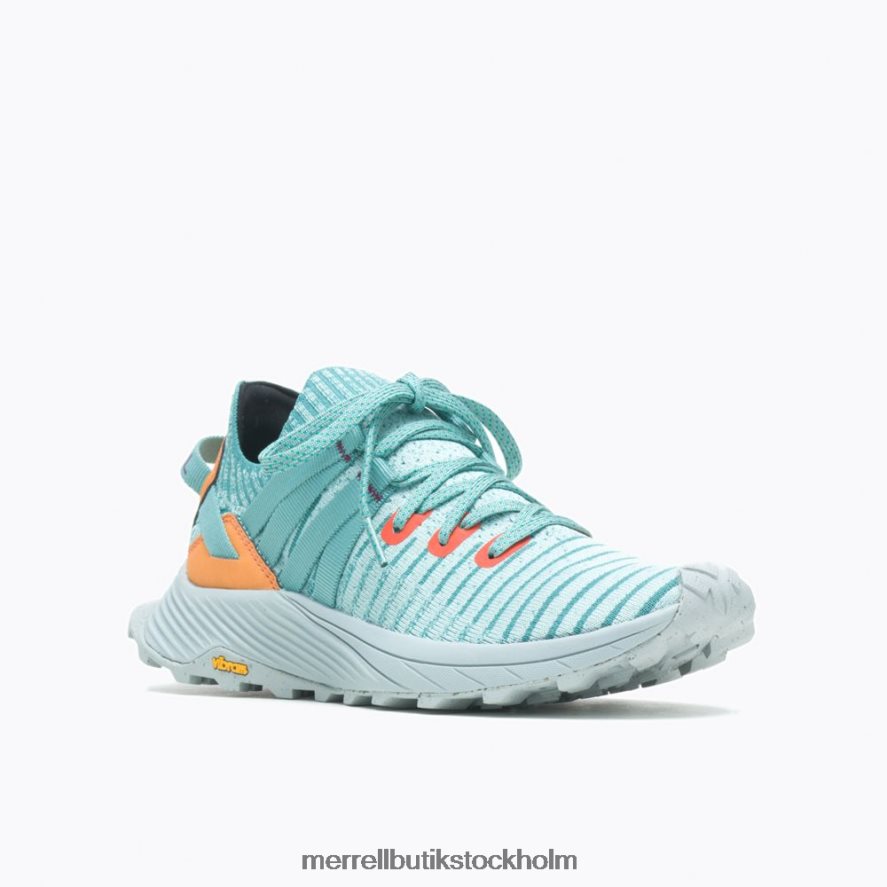 kvinnor Merrell hamn grå embark spets sneaker skor DP80HP910