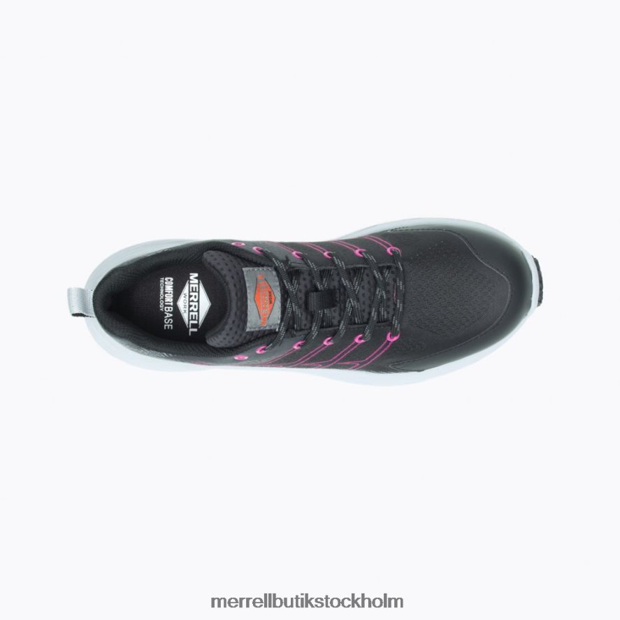 kvinnor Merrell svart/fuchsia moab flight kolfiber skor DP80HP1237