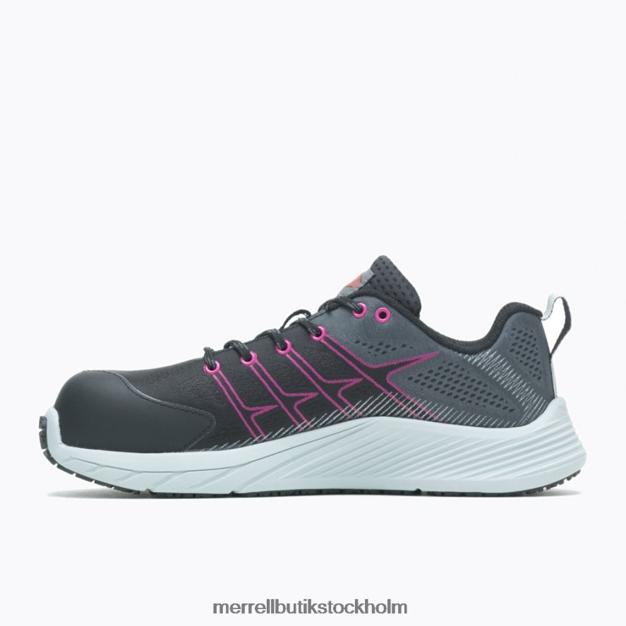 kvinnor Merrell svart/fuchsia moab flight kolfiber skor DP80HP1237