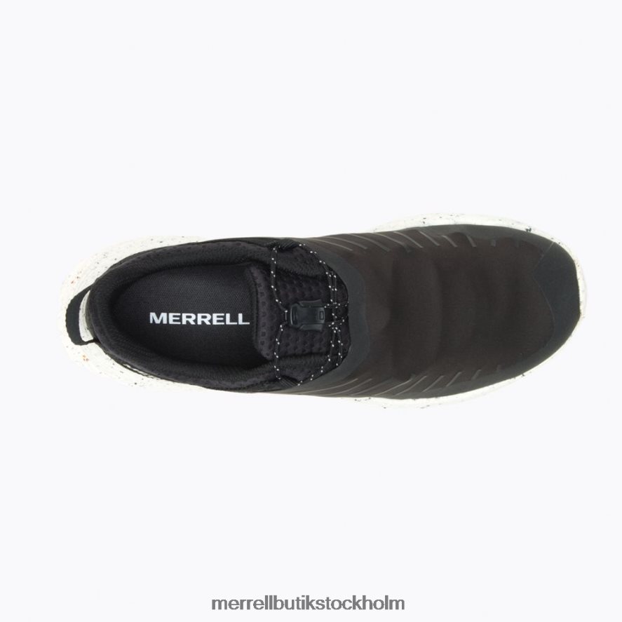 kvinnor Merrell svart gå ombord spetssköld sneaker skor DP80HP539
