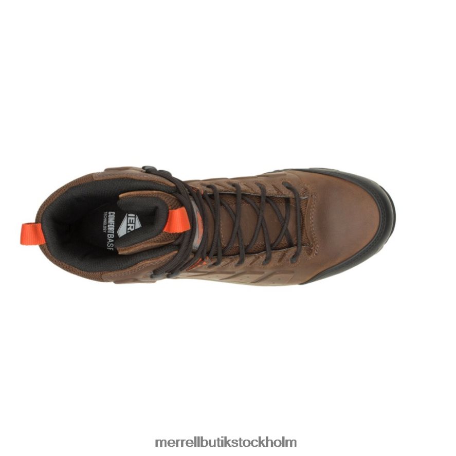 kvinnor Merrell jord/orange phasebound 2 mid vattentät jfr skor DP80HP123