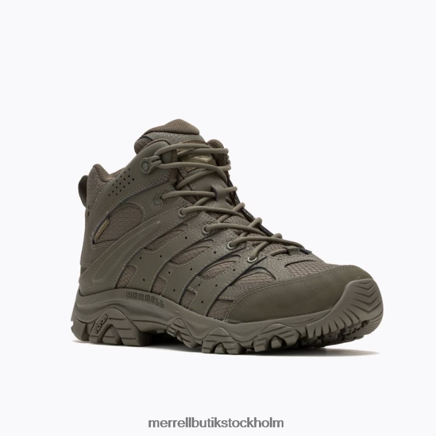 kvinnor Merrell mörk oliv moab 3 mid taktisk vattentät skor DP80HP122