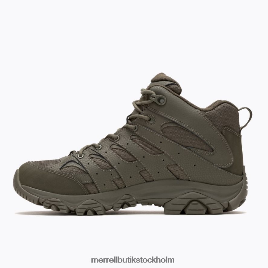 kvinnor Merrell mörk oliv moab 3 mid taktisk vattentät skor DP80HP122