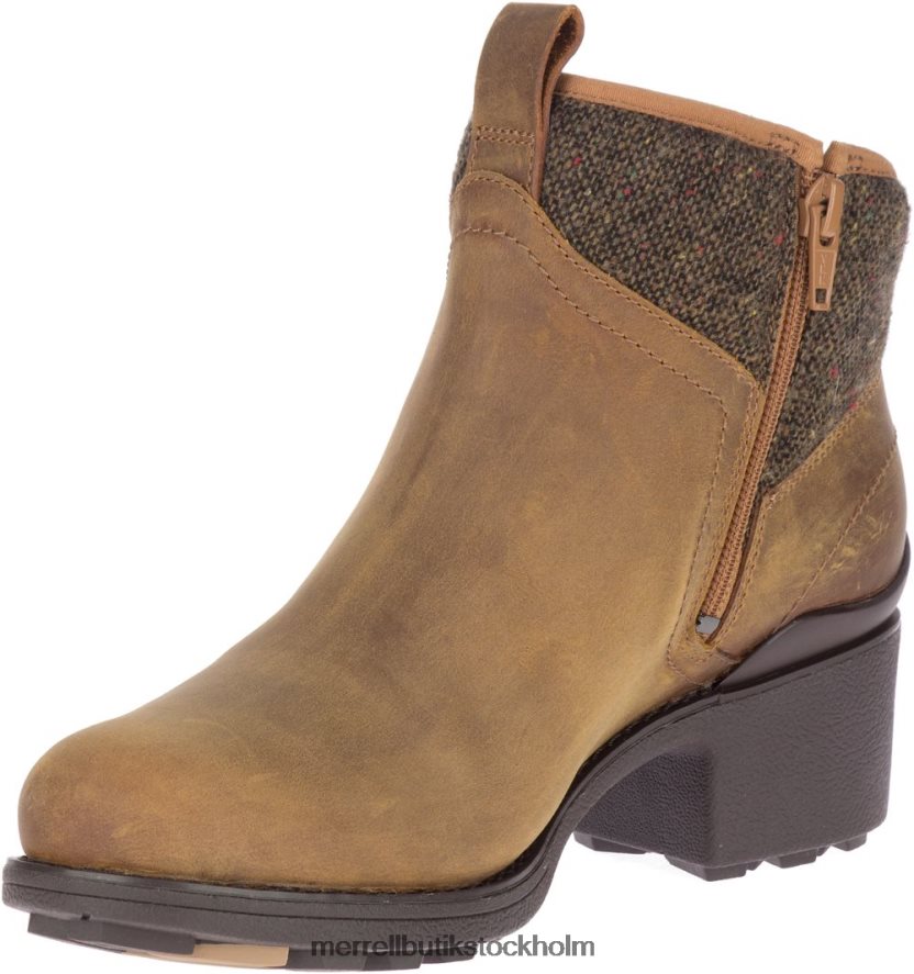 kvinnor Merrell muskot chateau ii mid pull vattentät skor DP80HP1150