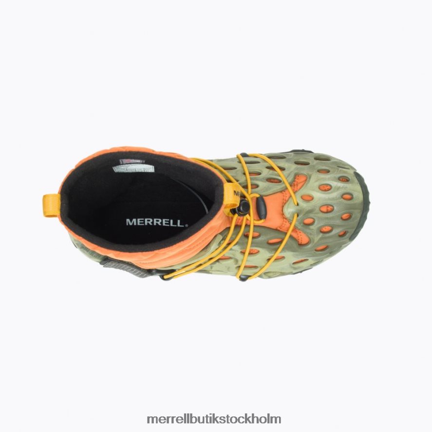 kvinnor Merrell oliv hydro moc vid puff mitten av 1trl skor DP80HP1214