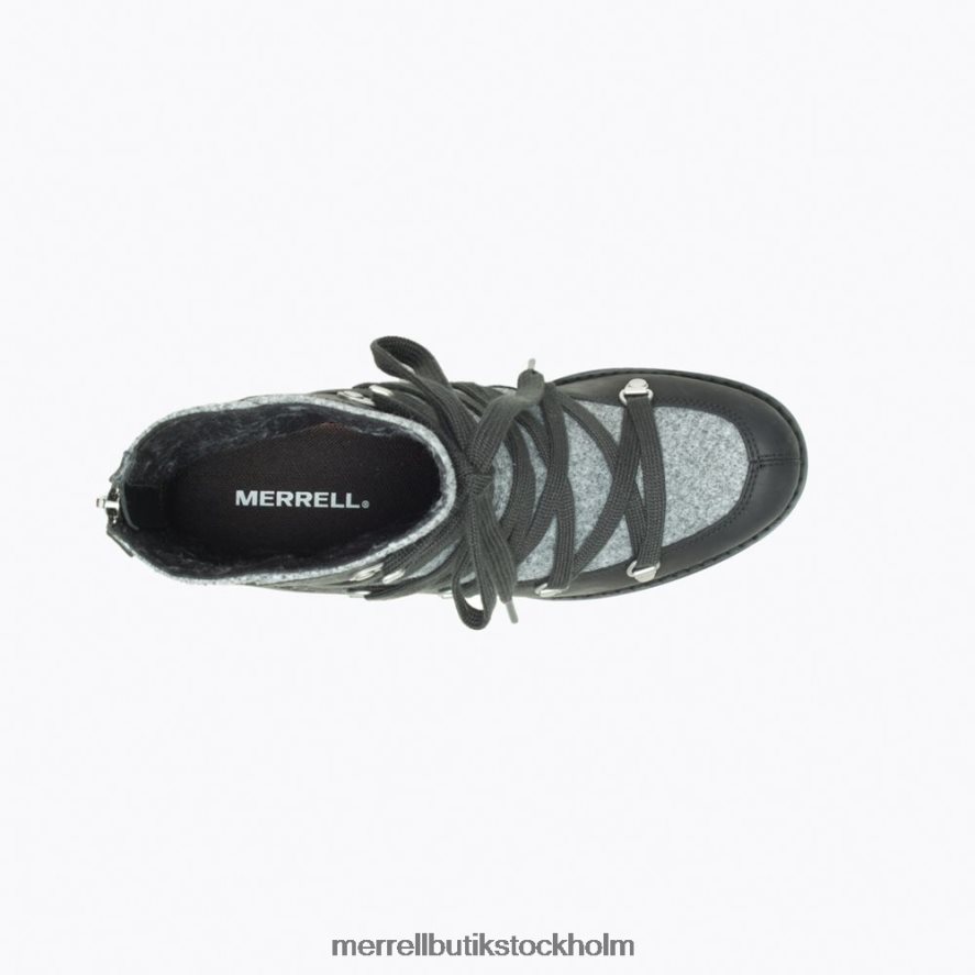 kvinnor Merrell svart shiloh ii varm skor DP80HP1121