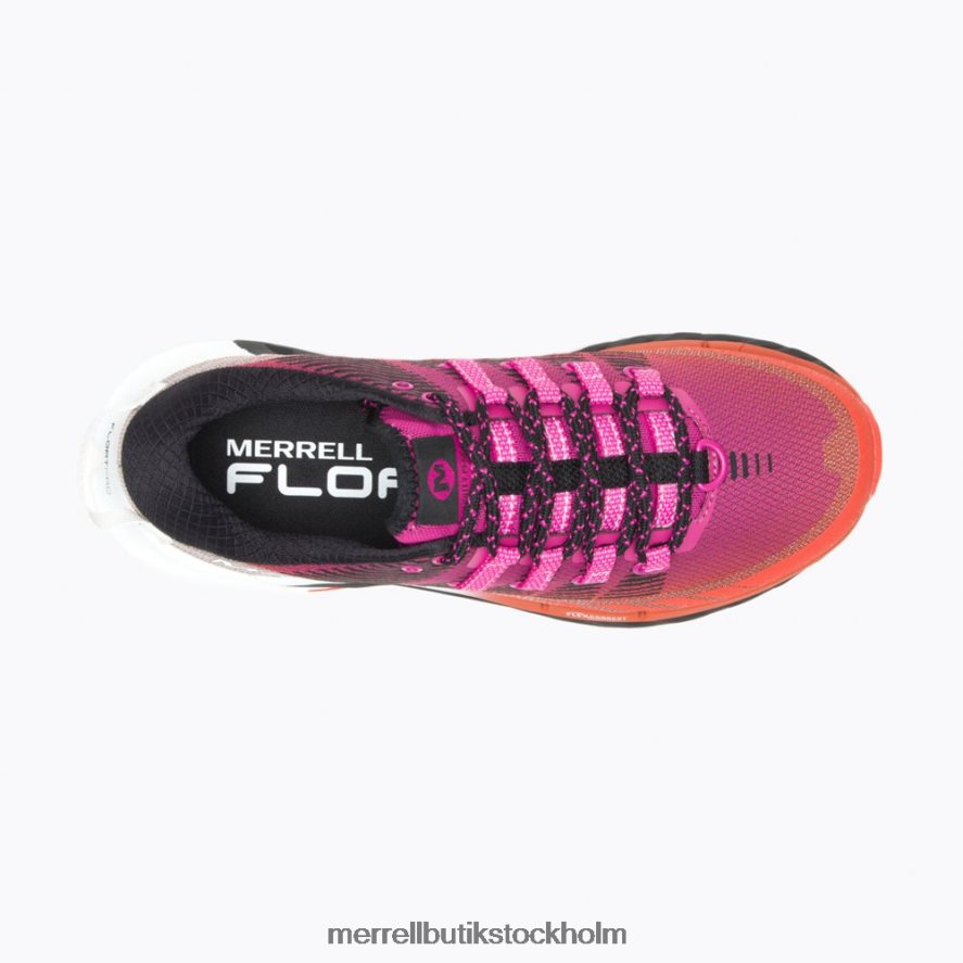 kvinnor Merrell fuchsia/mandarin agility peak 4 skor DP80HP925
