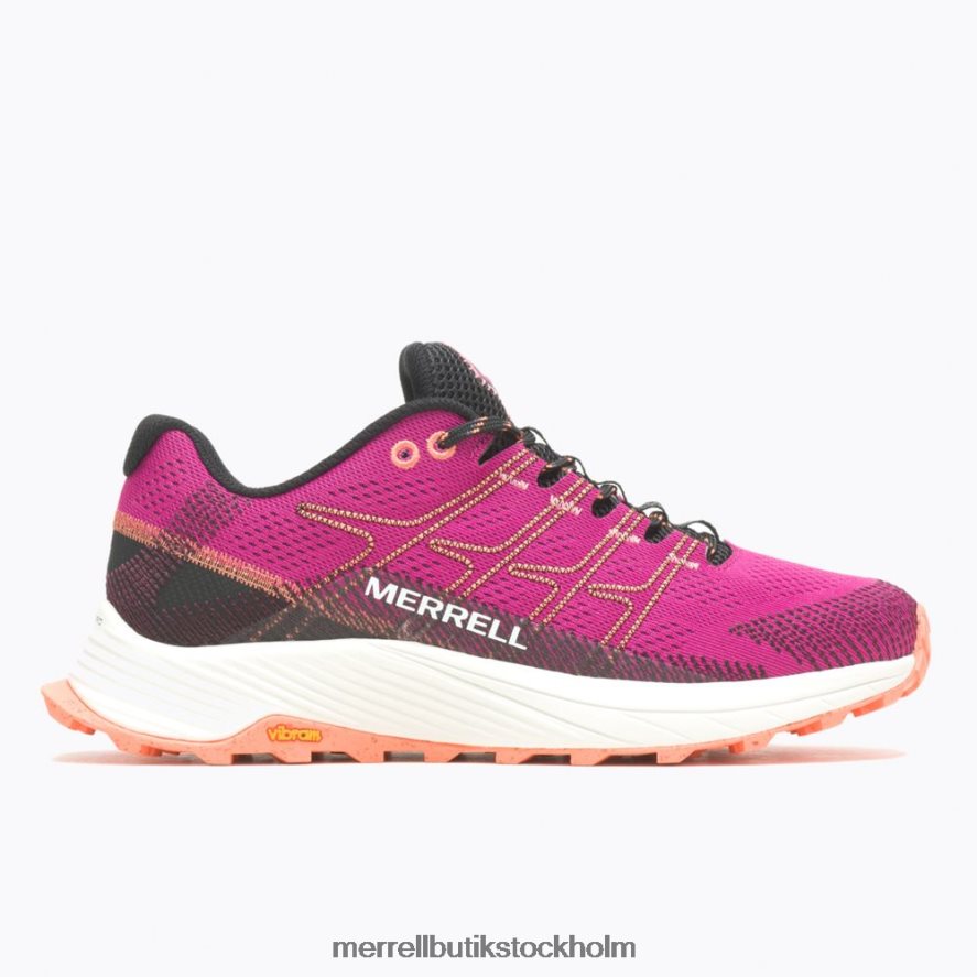 kvinnor Merrell fuchsia/svart moab flygning skor DP80HP968
