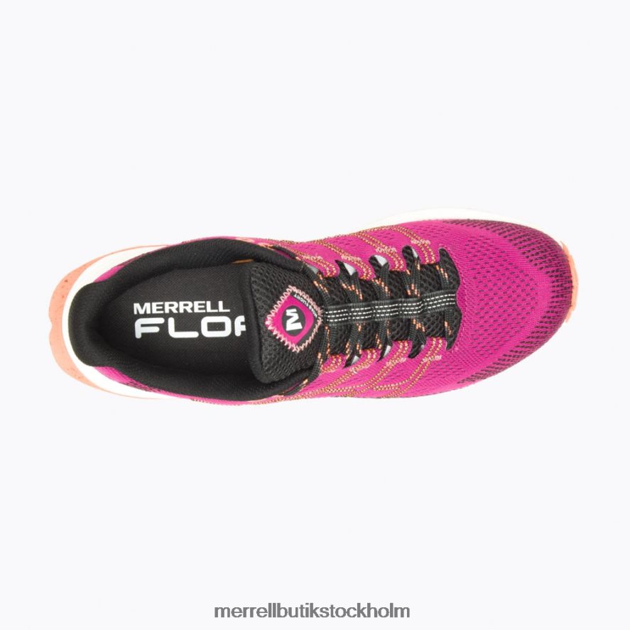 kvinnor Merrell fuchsia/svart moab flygning skor DP80HP968