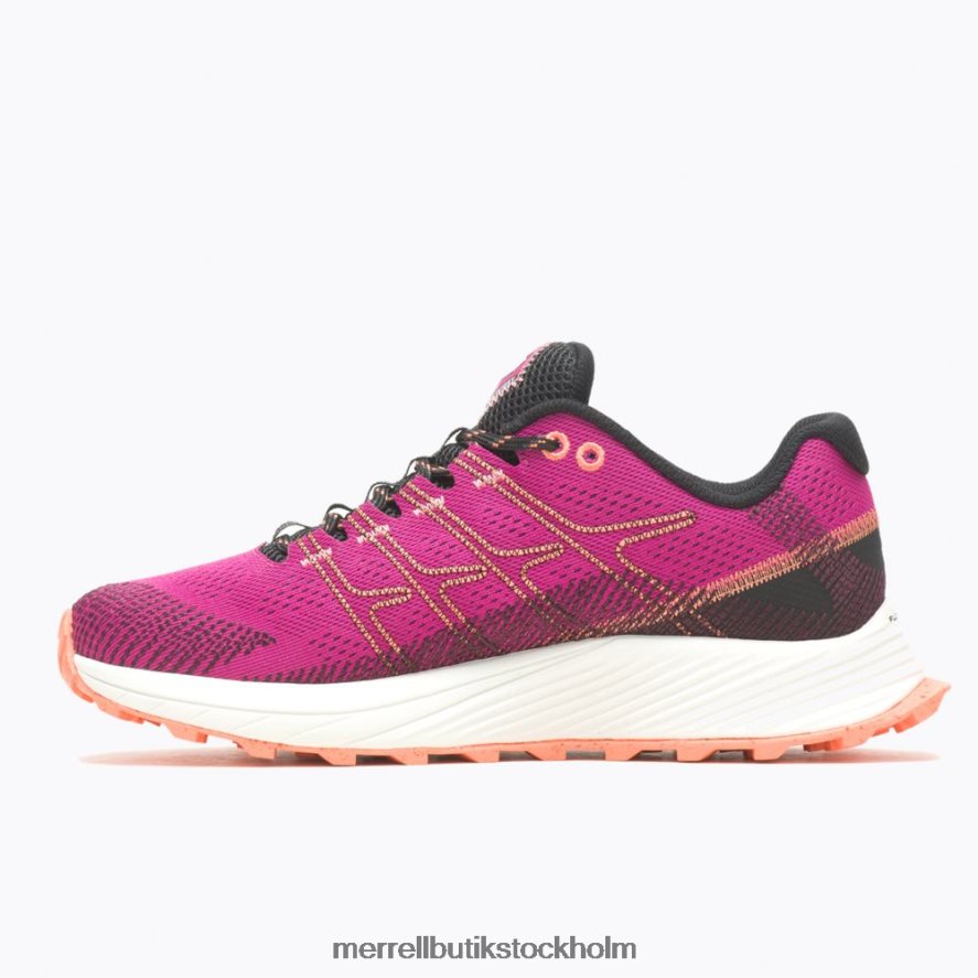 kvinnor Merrell fuchsia/svart moab flygning skor DP80HP968