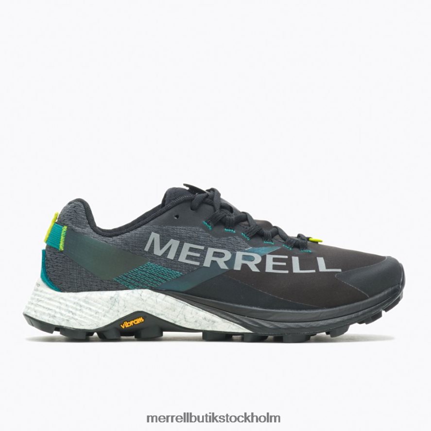 kvinnor Merrell svart/jade mtl long sky 2 sköld skor DP80HP1203