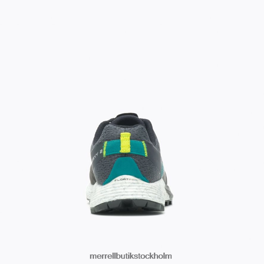 kvinnor Merrell svart/jade mtl long sky 2 sköld skor DP80HP1203