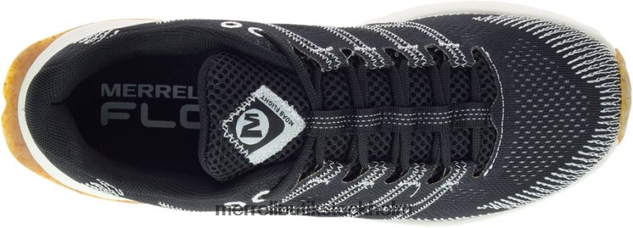 kvinnor Merrell svart vit moab flight eco dye bred bredd skor DP80HP674