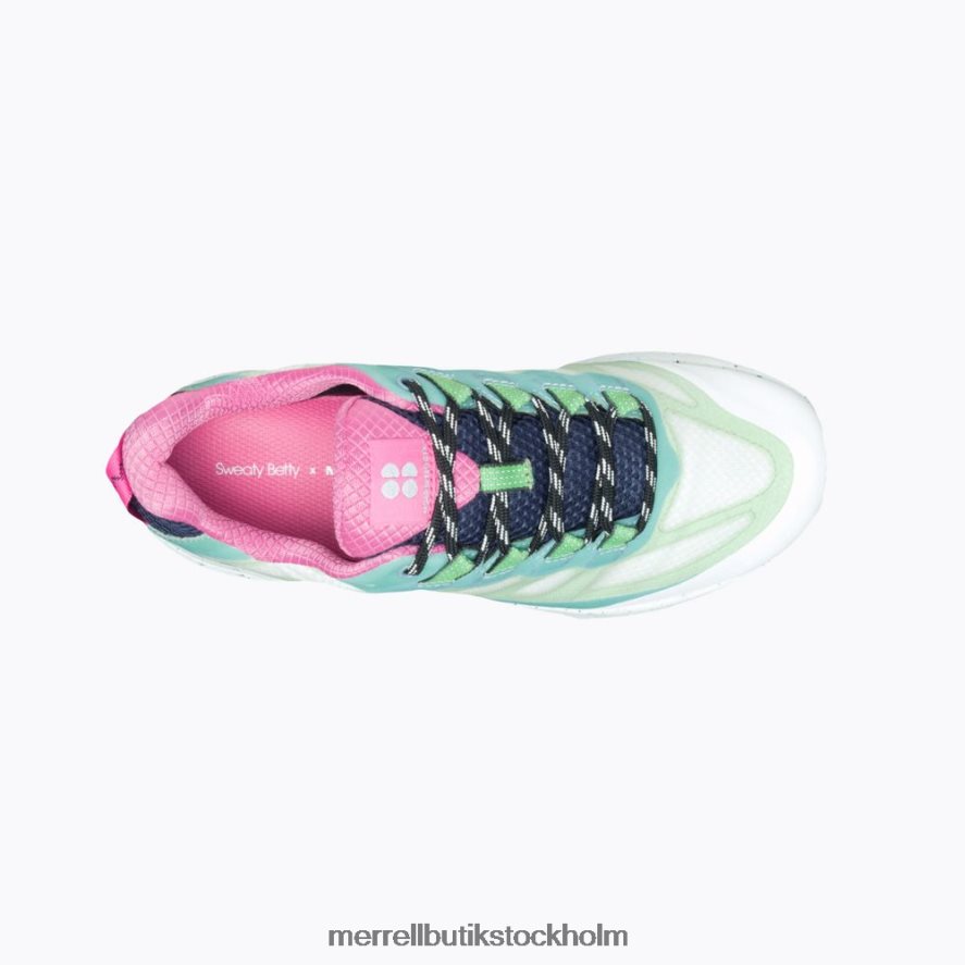 kvinnor Merrell blå rök moab speed gore-tex x svettig betty skor DP80HP1270