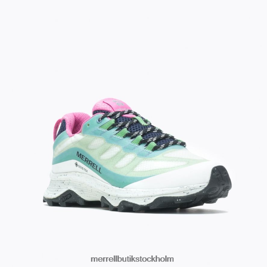 kvinnor Merrell blå rök moab speed gore-tex x svettig betty skor DP80HP1270