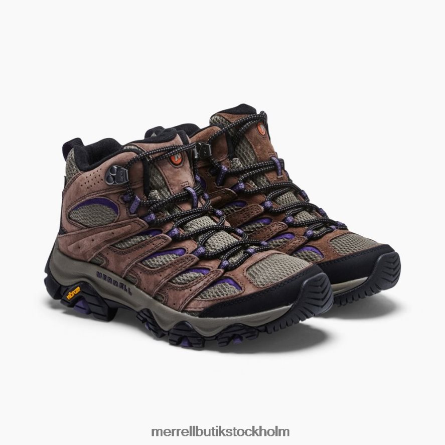 kvinnor Merrell bracken/lila moab 3 mitt skor DP80HP1036