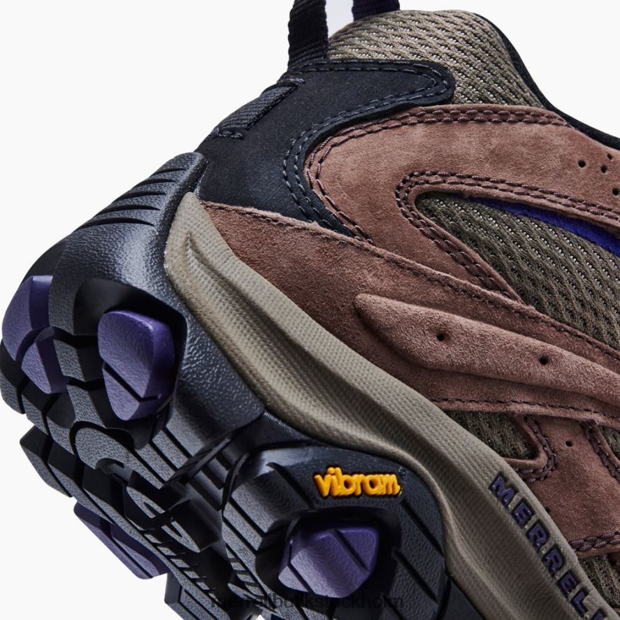kvinnor Merrell bracken/lila moab 3 mitt skor DP80HP1036