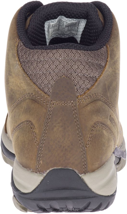kvinnor Merrell brindle/boulder siren traveler 3 mid vattentät bred bredd skor DP80HP1316
