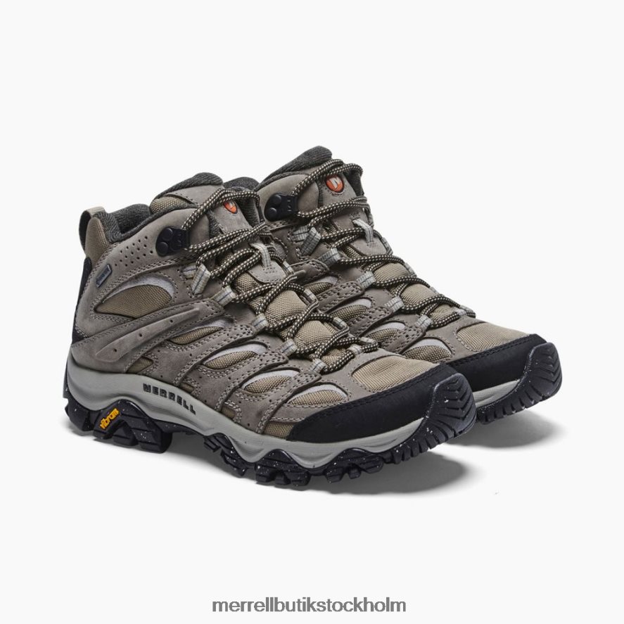 kvinnor Merrell brindle moab 3 slät mellan gore-tex skor DP80HP1149