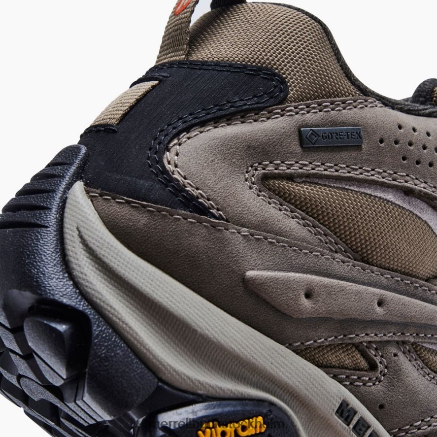kvinnor Merrell brindle moab 3 slät mellan gore-tex skor DP80HP1149