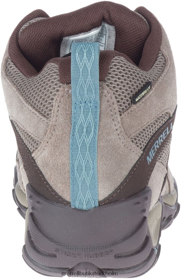 kvinnor Merrell falk/trooper deverta 2 mid vattentät skor DP80HP1269